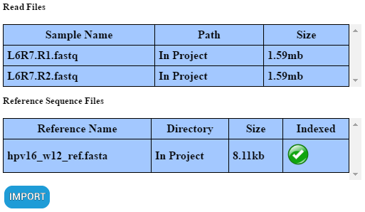 PHAT Input Import